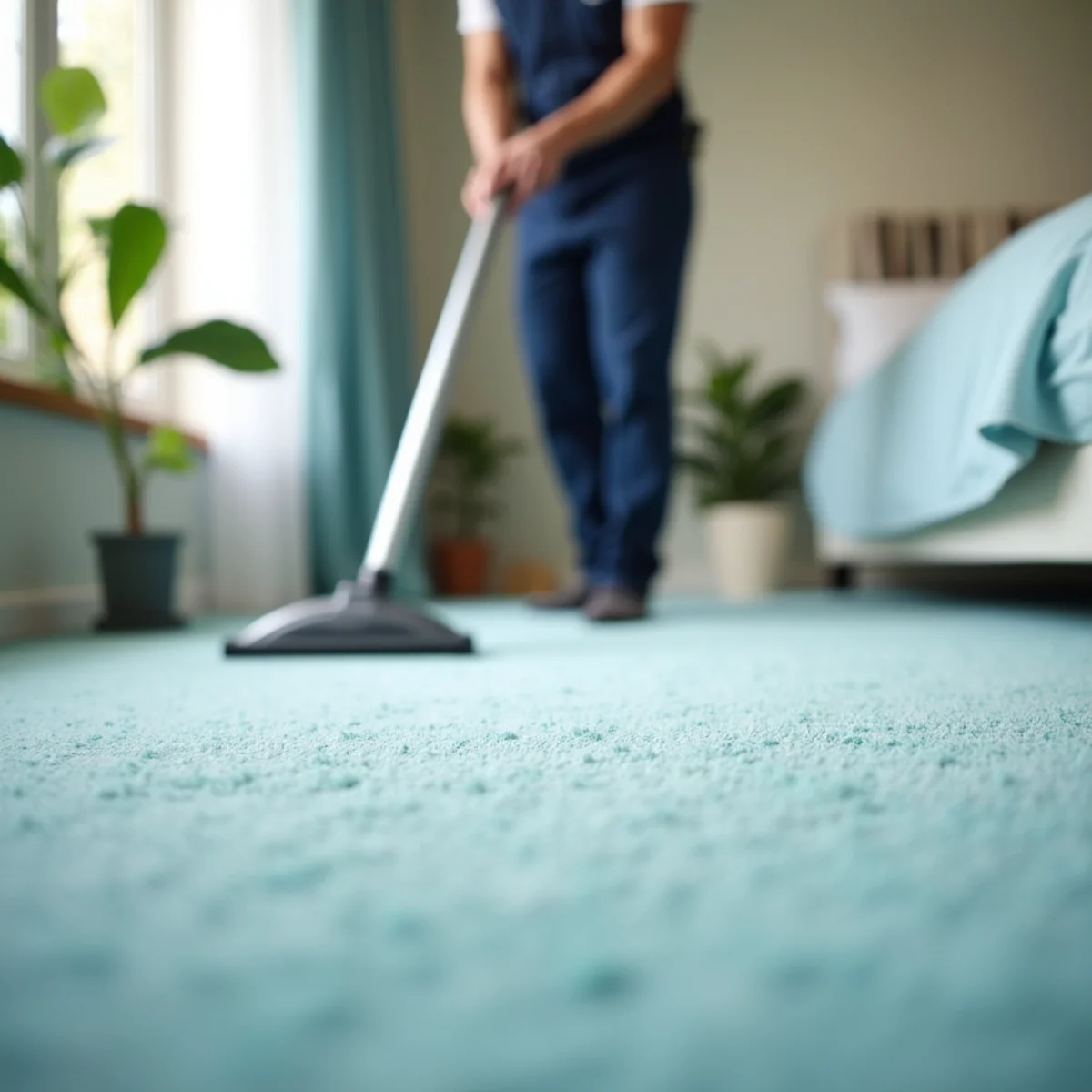 SurfaceTech deep-cleaning carpet in Coalinga, Fresno County