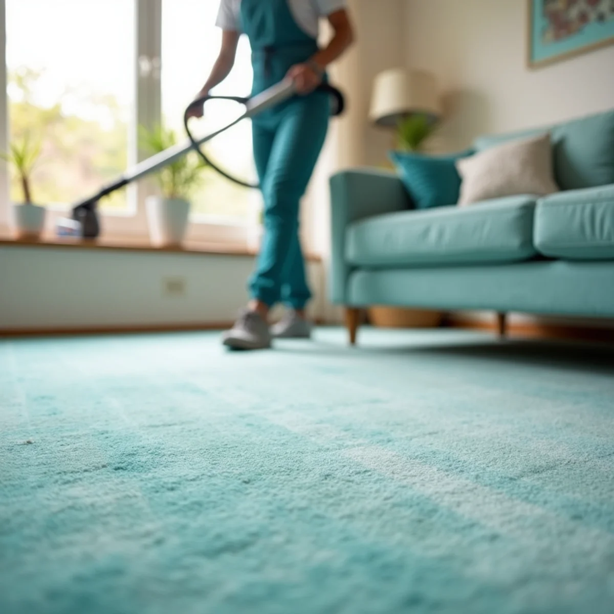 SurfaceTech deep-cleaning carpet in Kingsburg, Fresno County
