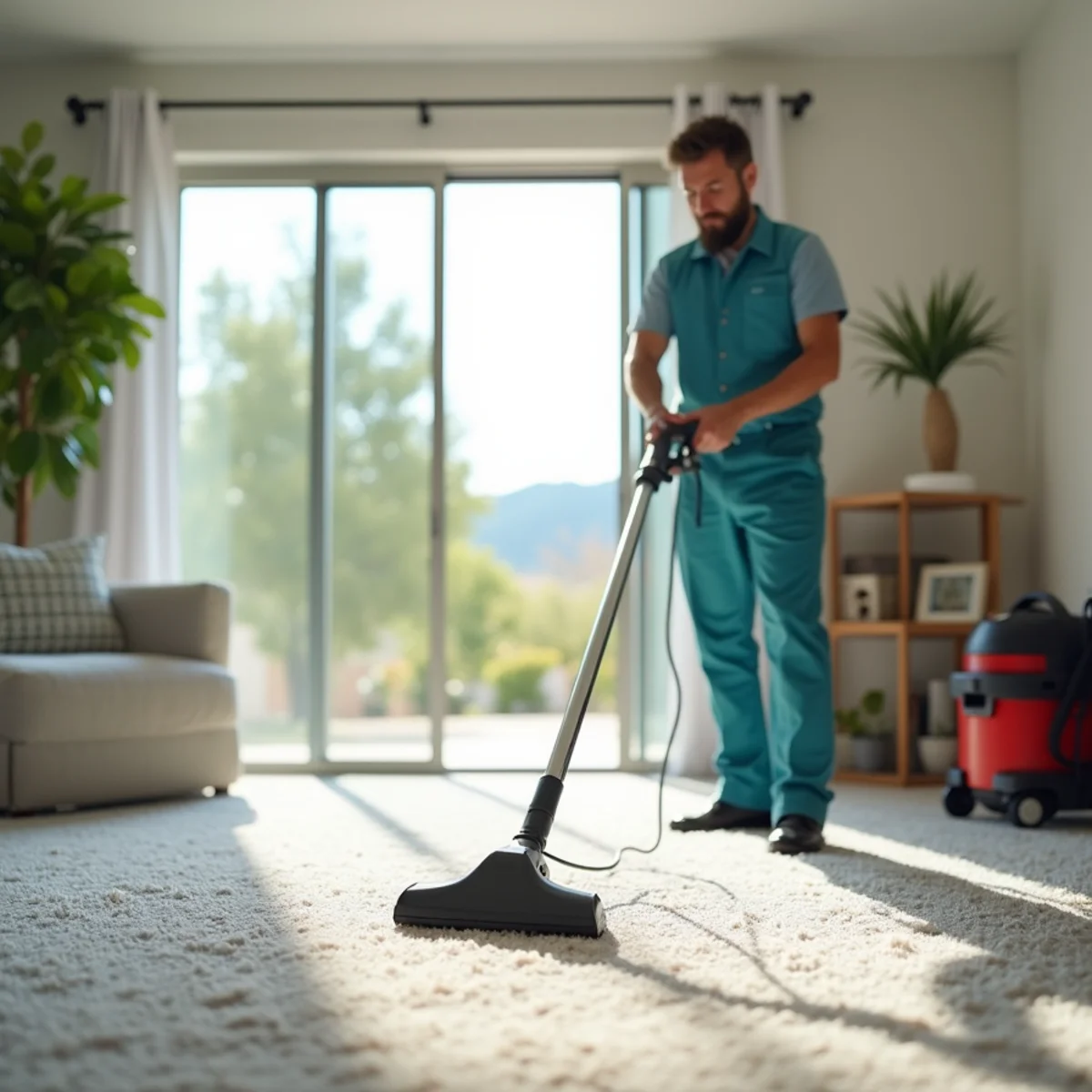 SurfaceTech deep-cleaning carpet in Madera, Madera County