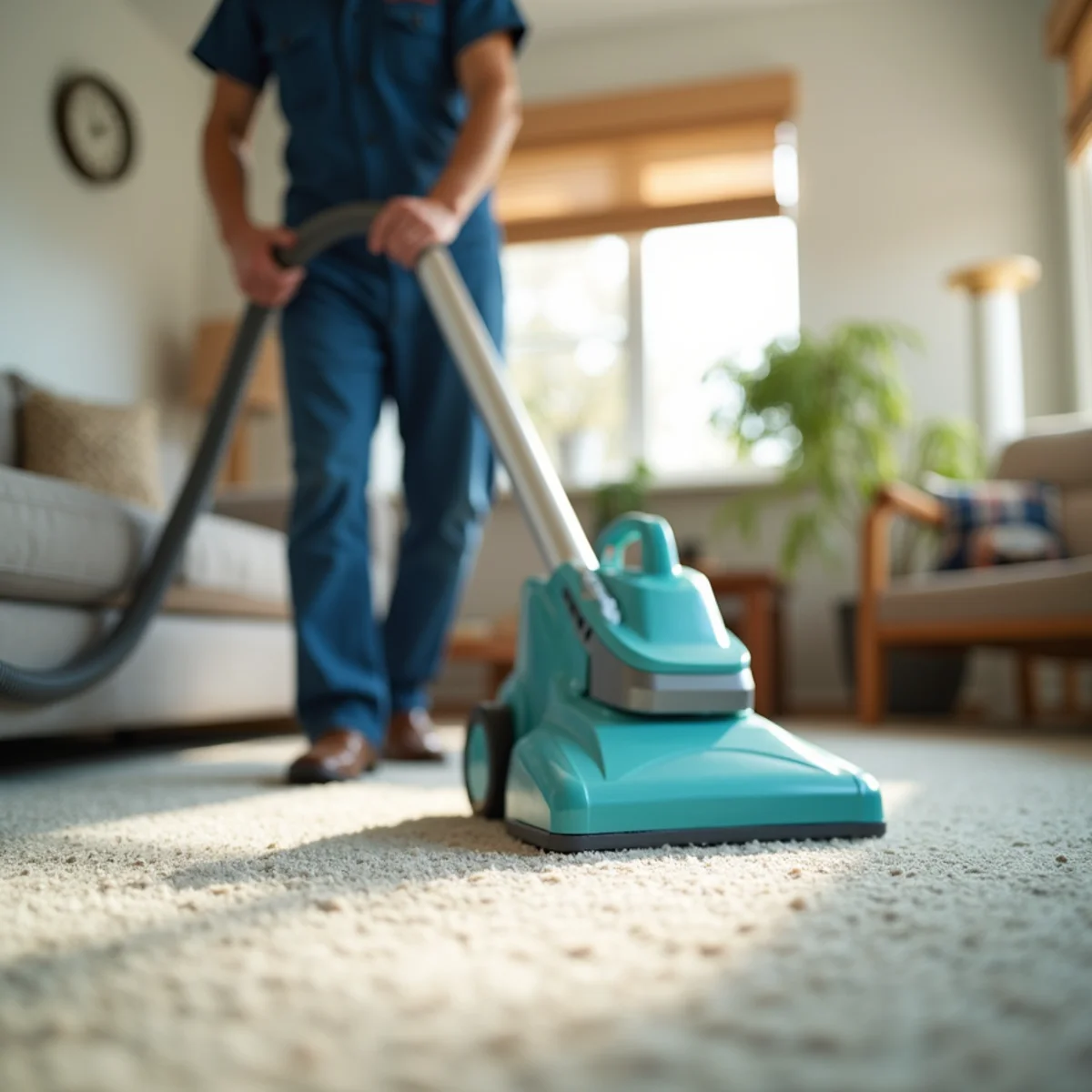 SurfaceTech deep-cleaning carpet in Parlier, Fresno County