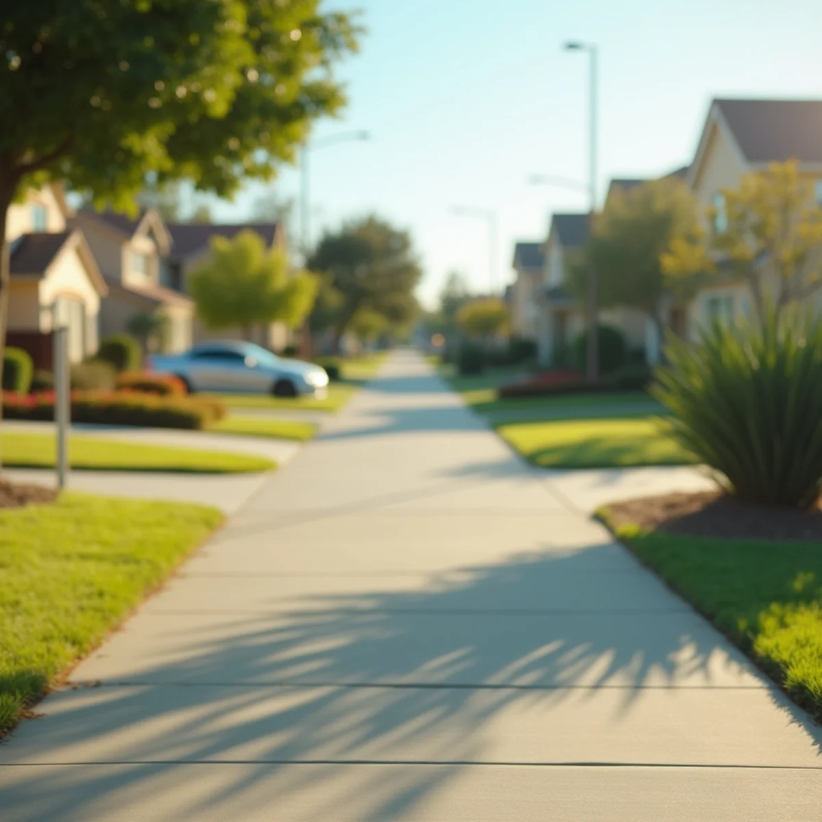 Clean Central Valley California neighborhood served by SurfaceTech