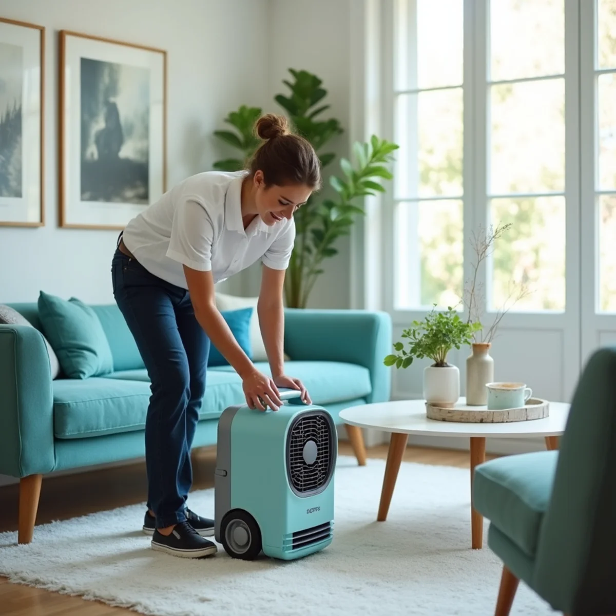 Odor Control in action in a Fresno, CA home