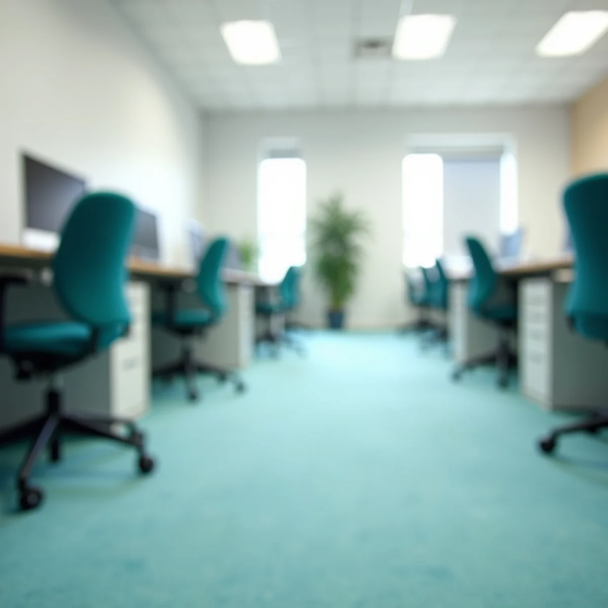 Commercial carpet cleaning in a Fresno office